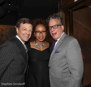 Jim Caruso, Tamara Tunie, Billy Stritch Photo