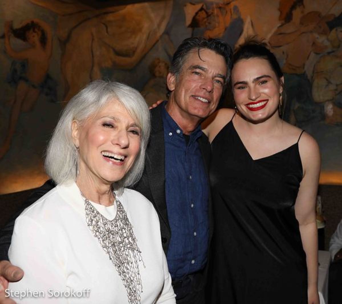 Jamie deRoy, Peter Gallagher, Kathryn Gallagher at 