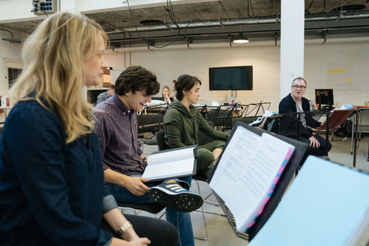 Photo Flash: They've Got No Strings! Inside Rehearsal with John Tiffany, Dennis Kelly, Martin Lowe and More for PINOCCHIO at the National Theatre  Image