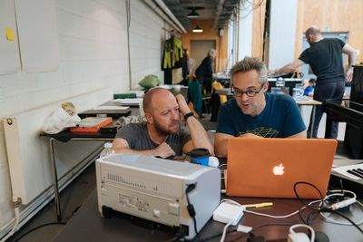 John Tiffany, , and Martin Lowe Photo