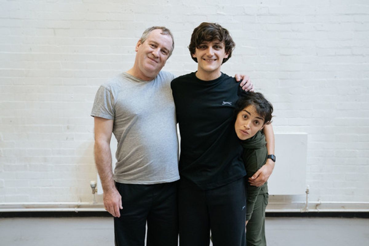 Mark Hadfield, Joe Idris-Roberts, Audrey Brisson at 