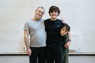 Mark Hadfield, Joe Idris-Roberts, Audrey Brisson Photo