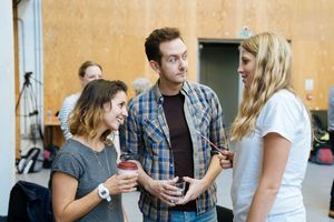 Sarah Mardel, Toby Olie and Katy Rudd Photo