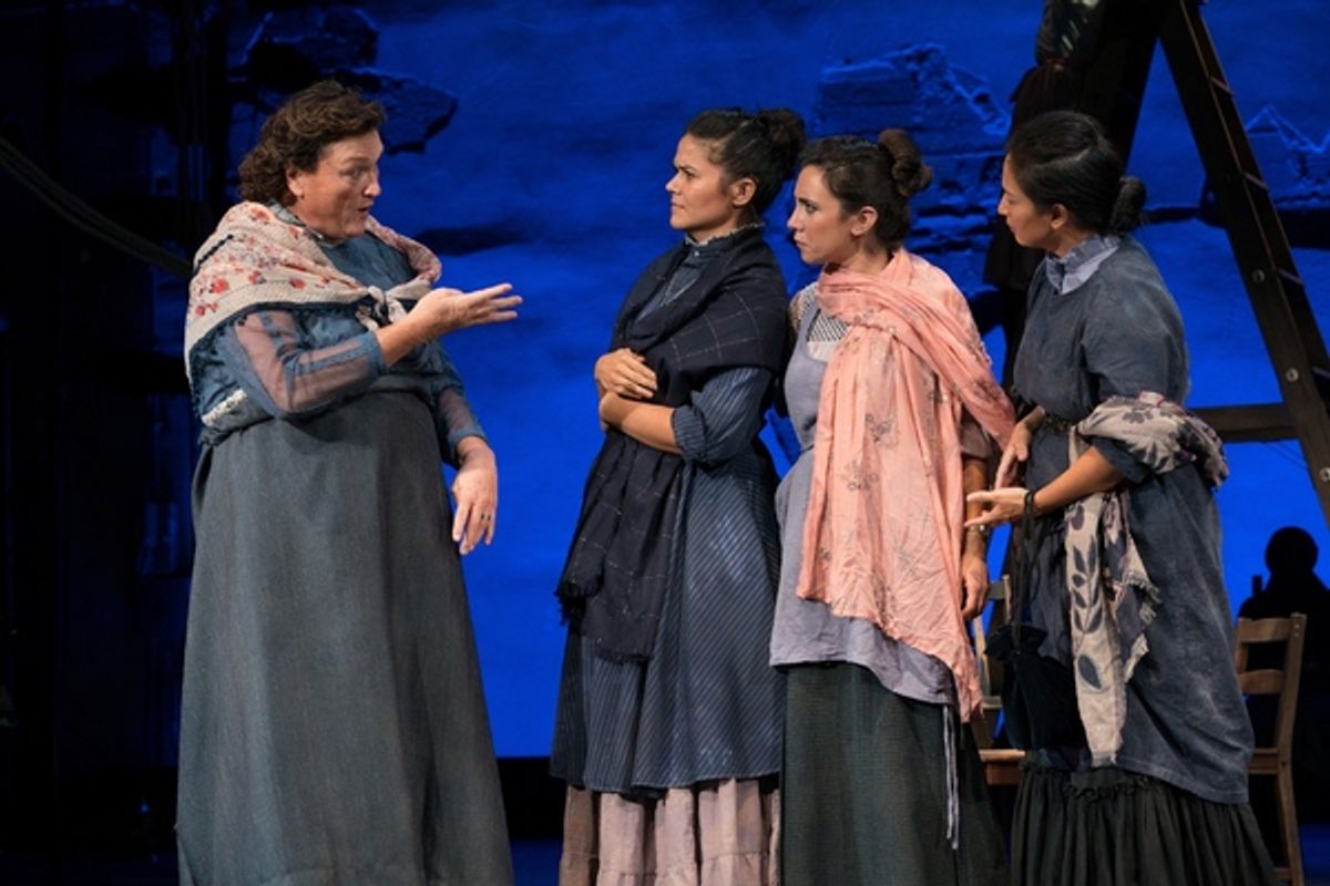 Dot Marie Jones, Alexandria Wailes, Annika Markes and Marie France Arcilla at 