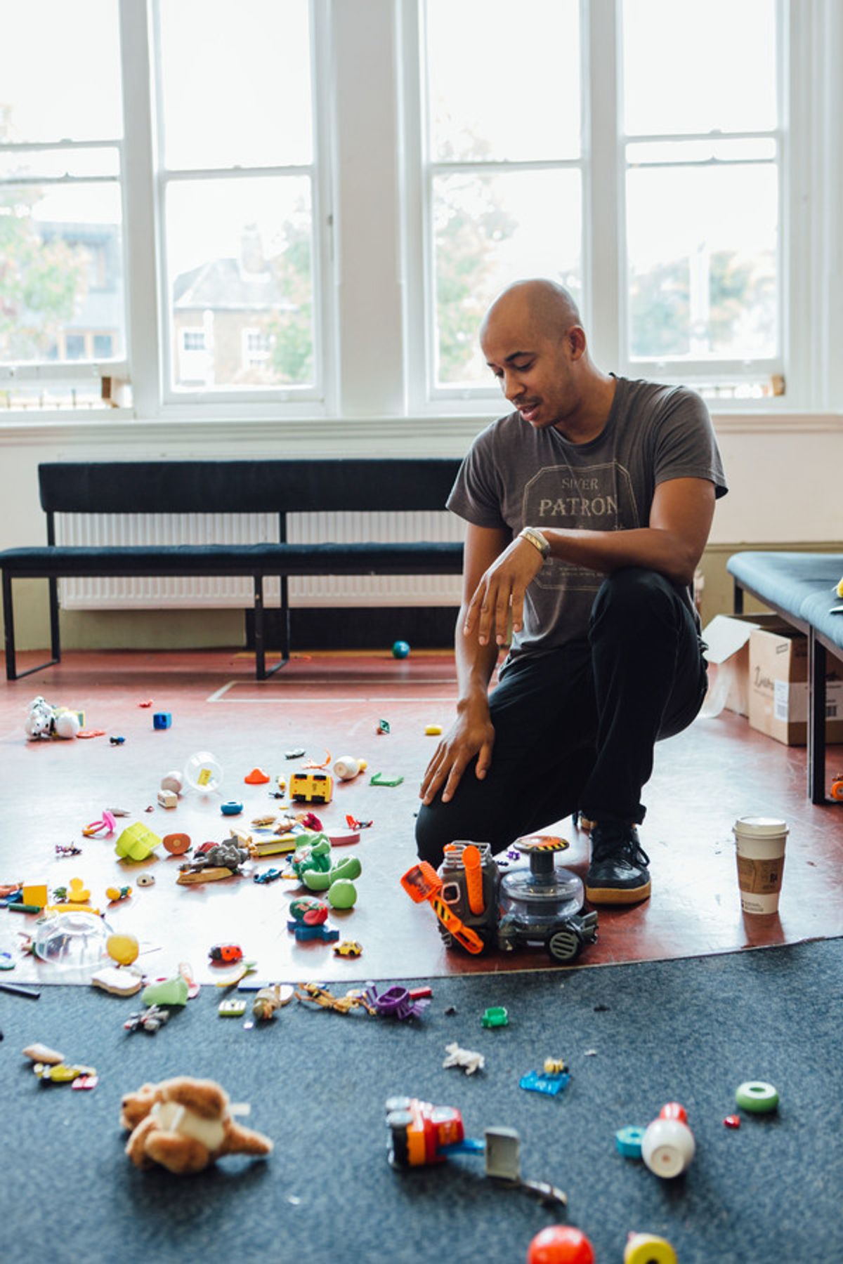 Jean Pierre Baro at Inside Rehearsal for the UK Premiere of SUZY STORCK at Gate Theatre