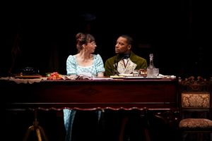 Kjerstine Anderson and Kenajuan Bentley @ BroadwayWorld Kjerstine Anderson and Kenajuan Bentley Photo