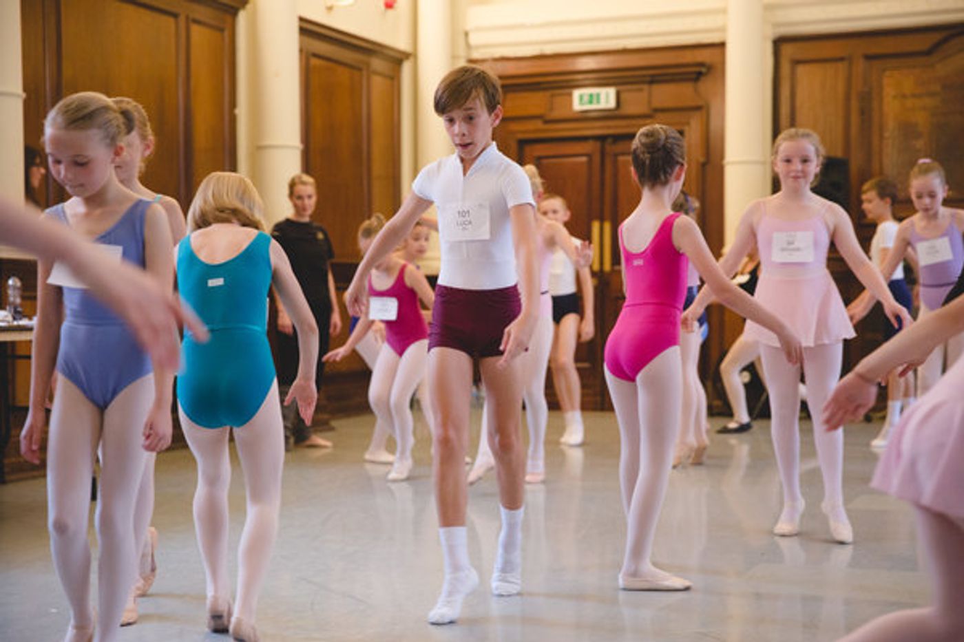Photo Flash: Children Audition for the Birmingham Royal Ballet's THE NUTCRACKER at Royal Albert Hall  Image