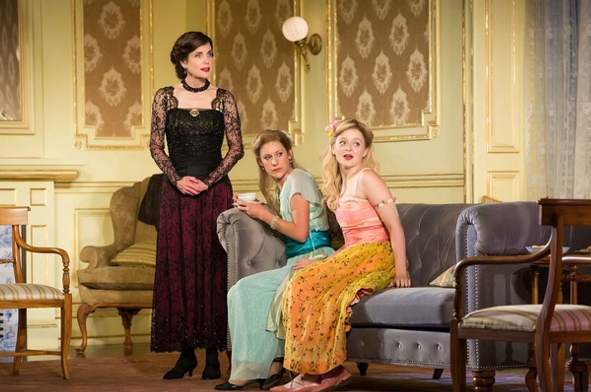 Elizabeth McGovern, Charlotte Parry and Anna Baryshnikov at 