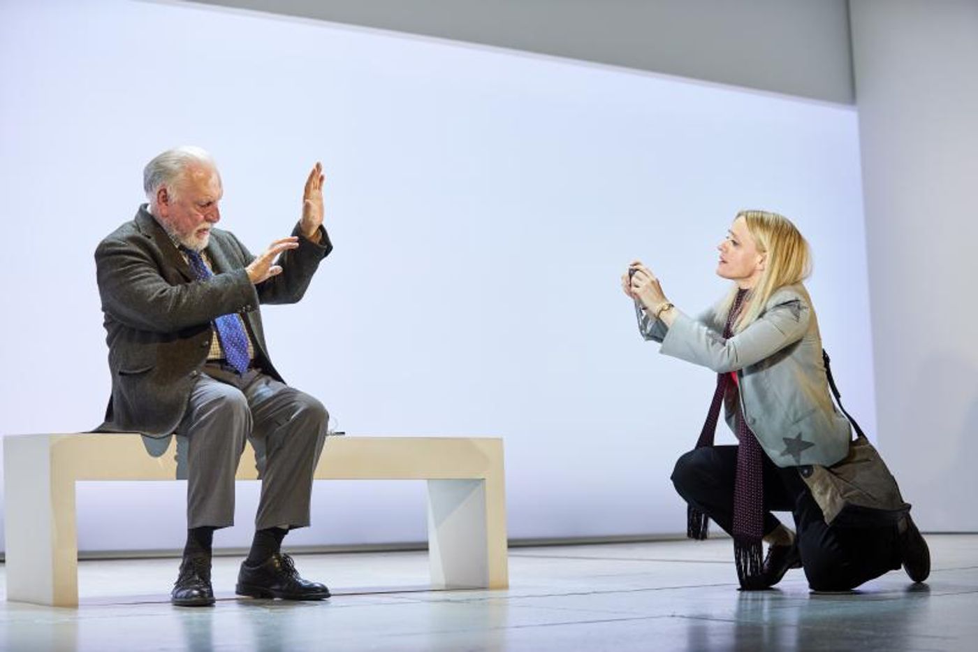 Photo Flash: First Look at Anne-Marie Duff and Kenneth Cranham in HEISENBERG in the West End  Image