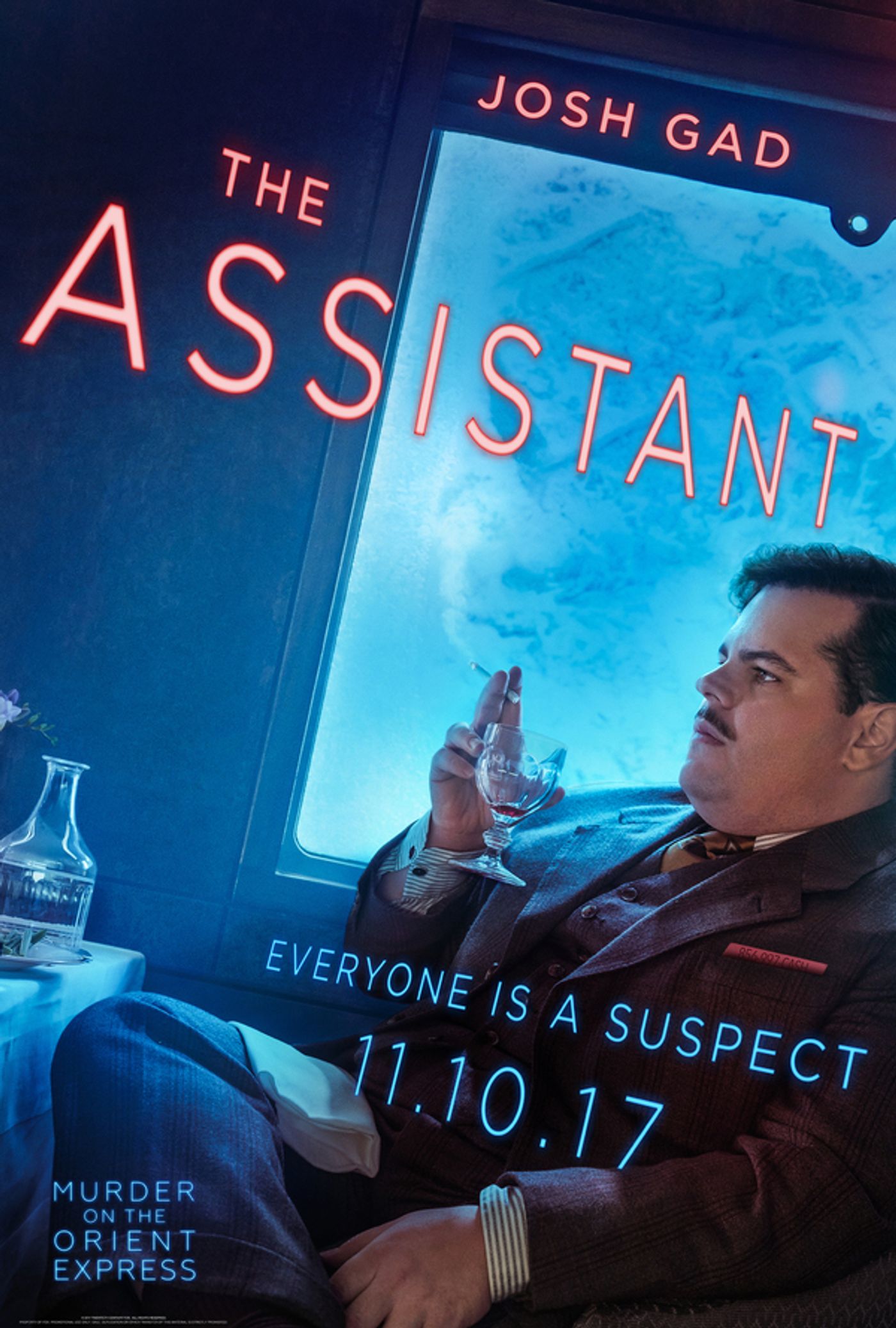 Photo Flash: Leslie Odom Jr, Josh Gad & More in MURDER ON THE ORIENT EXPRESS Character Posters Photo Flash: Leslie Odom Jr, Josh Gad & More in MURDER ON THE ORIENT EXPRESS Character Posters Image