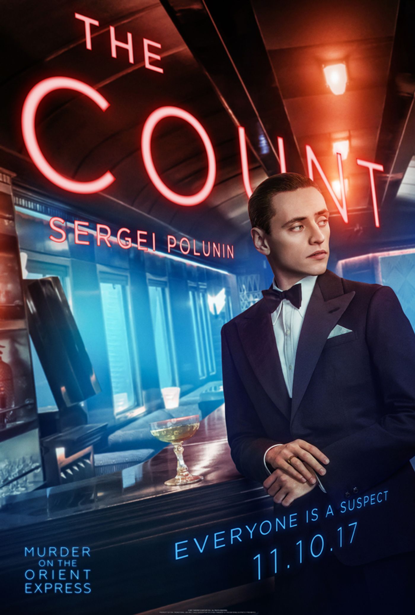 Photo Flash: Leslie Odom Jr, Josh Gad & More in MURDER ON THE ORIENT EXPRESS Character Posters Photo Flash: Leslie Odom Jr, Josh Gad & More in MURDER ON THE ORIENT EXPRESS Character Posters Image