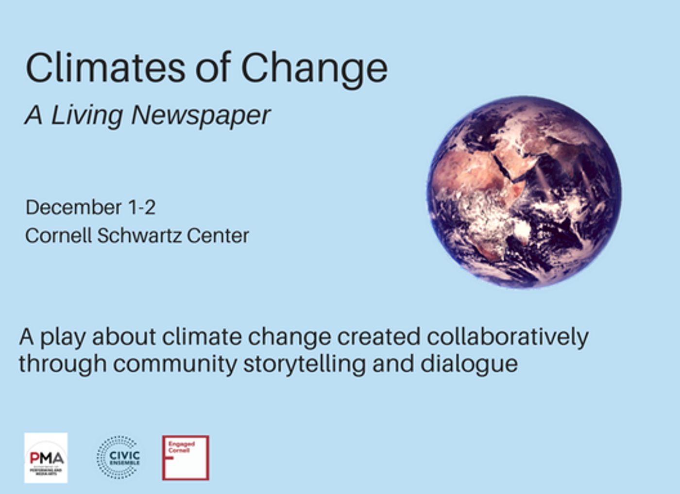 Civic Ensemble & Cornell to Investigate Climate Change Through Theatre  Image
