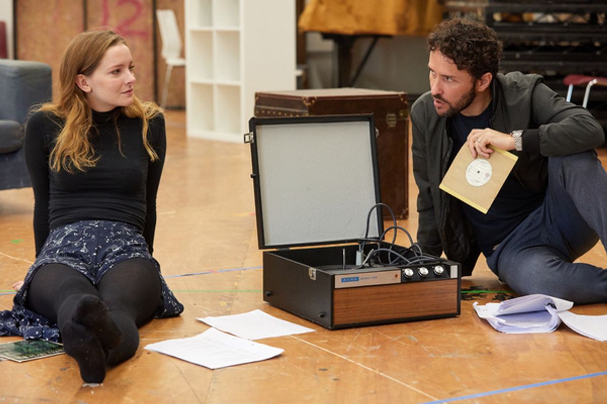 Morfydd Clark and Richard Mylan  at 