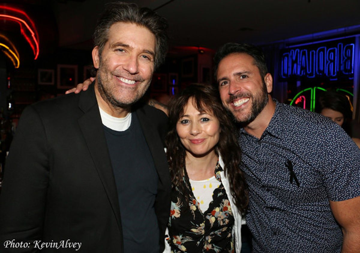Craig Bierko, Frances Ruffelle and Scott Alan at 