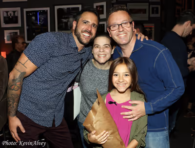 Scott Alan, Kat Jenus, John Edward and Olivia Edward Photo