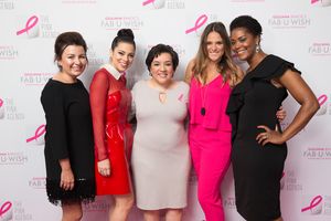 Jaquelyn M. Sharnick, Krysta Rodriguez, Fab-U-Wish Recipient Leslie, Liana M. Douille Photo