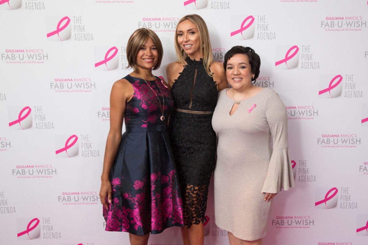 Larissa Podermanski, Giuliana Rancic and Fab-U-Wish Recipient Leslie at 