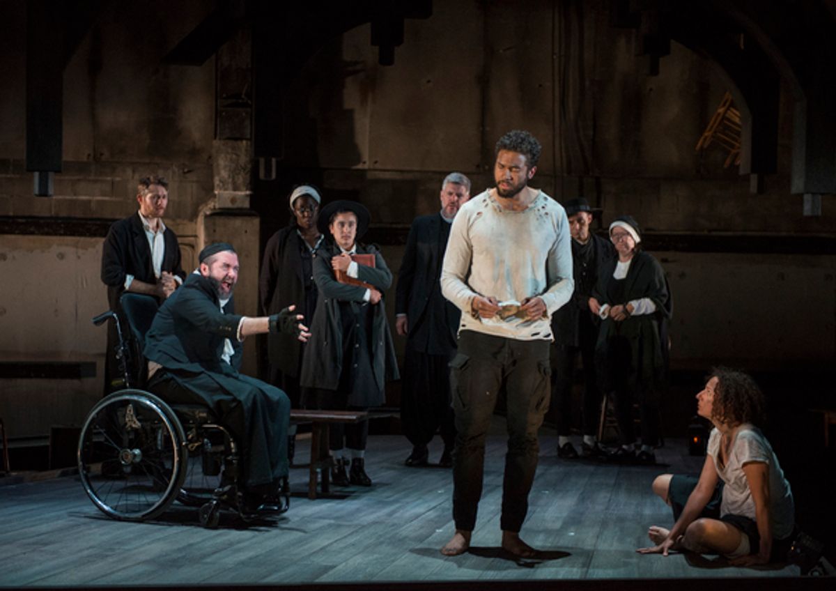 The cast of THE CRUCIBLE at Steppenwolf Theatre Company at 