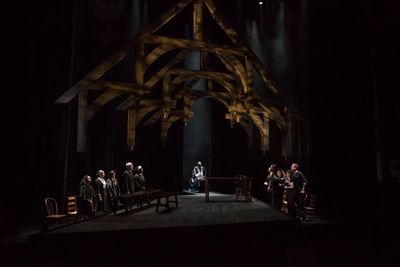 The cast of THE CRUCIBLE at Steppenwolf Theatre Company Photo
