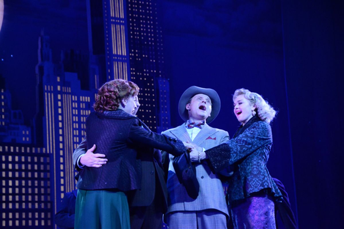 Leslie Kritzer, Michael Mastro and Laura Bell Bundy at 