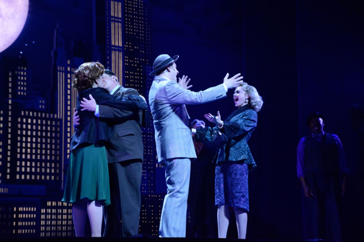 Leslie Kritzer, Michael McGrath, Michael Mastro and Laura Bell Bundy at 