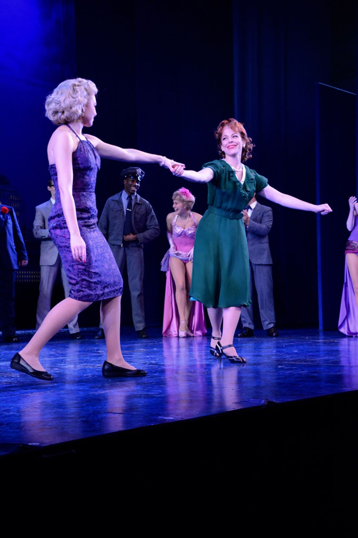 Laura Bell Bundy and Leslie Kritzer at 