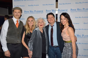 Michael Mastro, Laura Bell Bundy, Joyce Randolph, Michael McGrath and Leslie Kritzer Photo