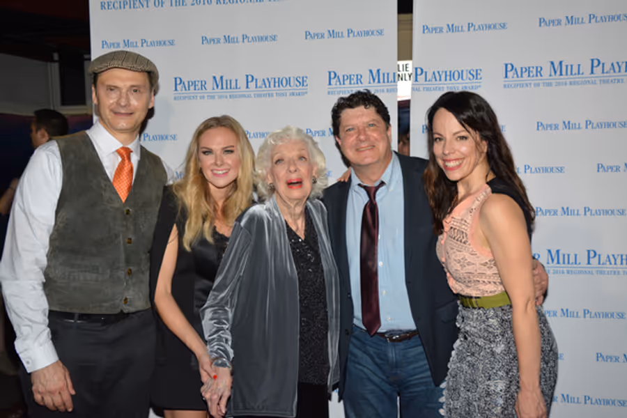 Photo Coverage: Leslie Kritzer, Laura Bell Bundy & the Cast of THE HONEYMOONERS Celebrate Opening Night! Image
