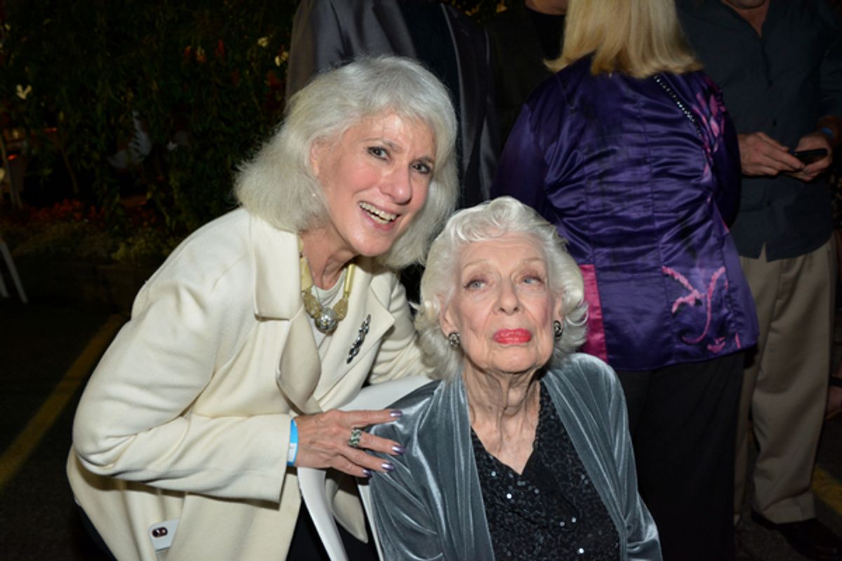 Jamie deRoy and Joyce Randolph at 