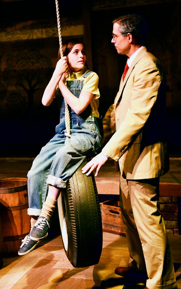 Scout: Carly Williams & Atticus Finch: Lewis D. Wheeler Photo