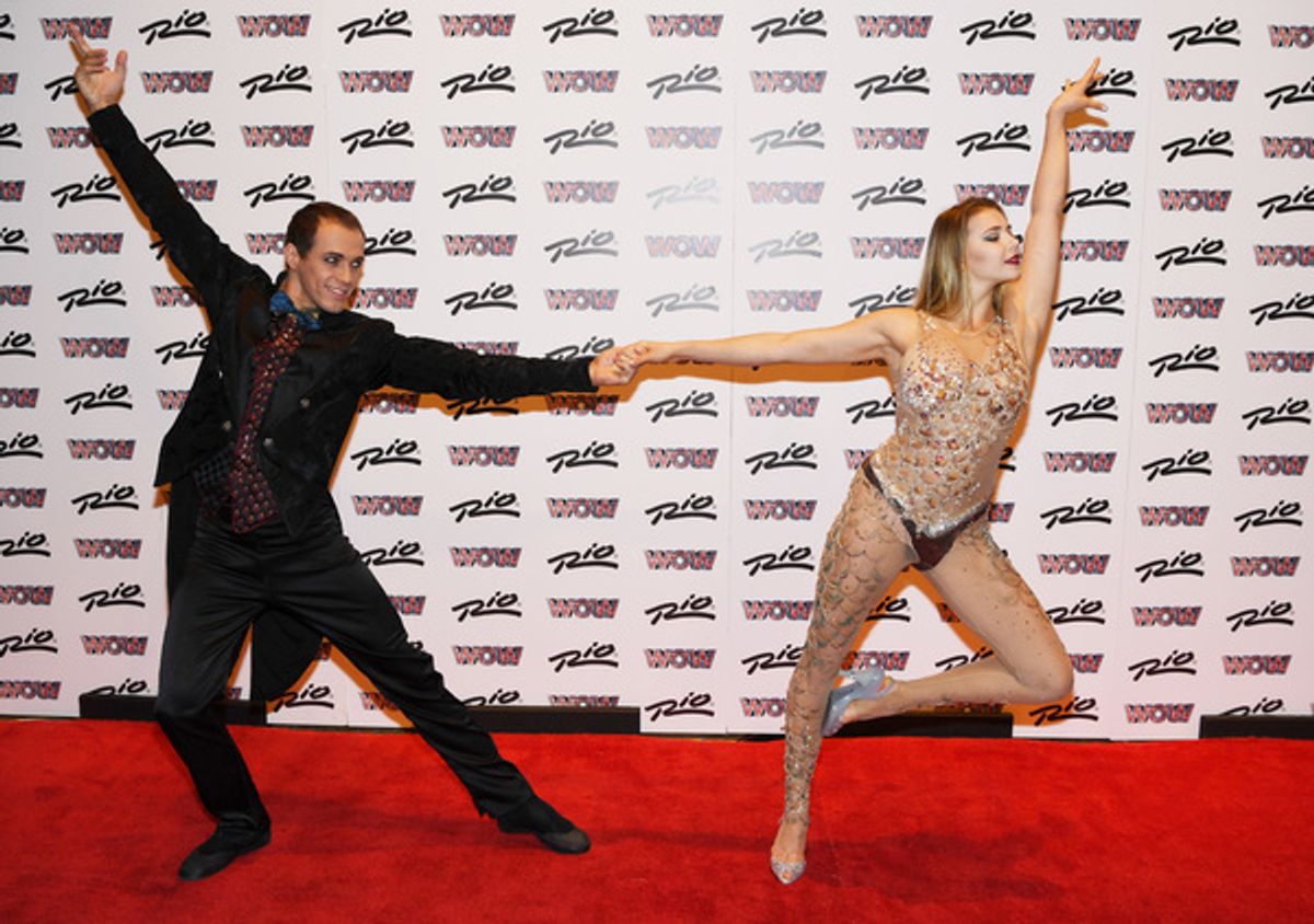 Denis Bazhenov and Natalia Stratova at WOW - WORLD OF WONDER Makes a Splash at the Rio on Opening Night