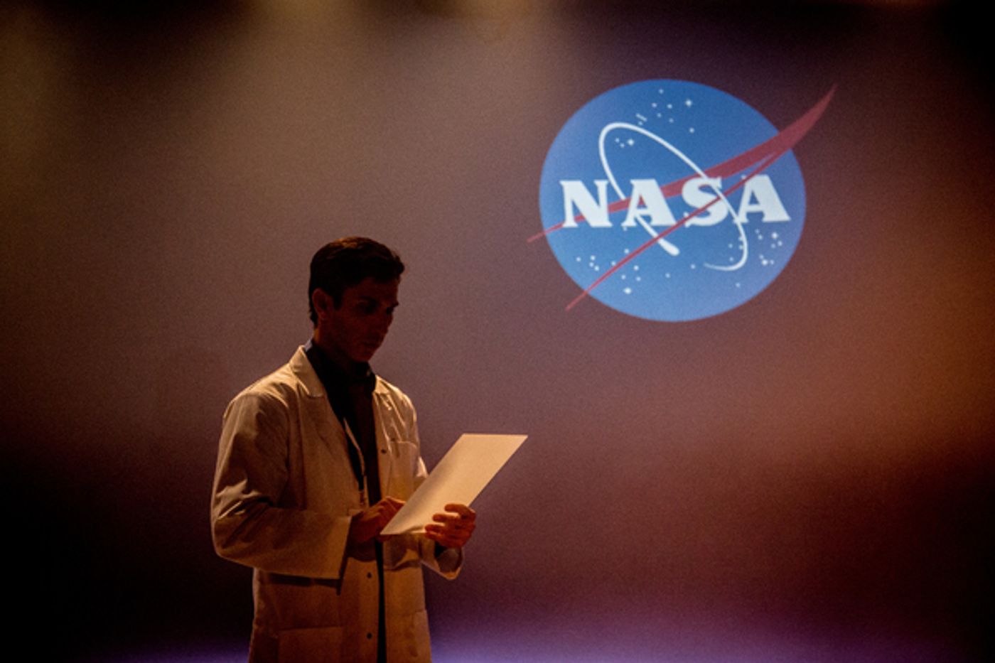 Photo Flash: Andrew Thompson's Debut Play IN EVENT OF MOONE DISASTER Takes First Steps at Theatre503 Photo Flash: Andrew Thompson's Debut Play IN EVENT OF MOONE DISASTER Takes First Steps at Theatre503 Image