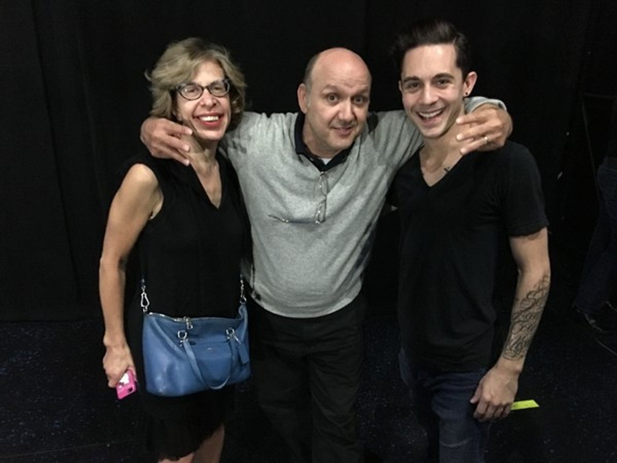 Jackie Hoffman, Paris Themman, and Michael Wartella at 