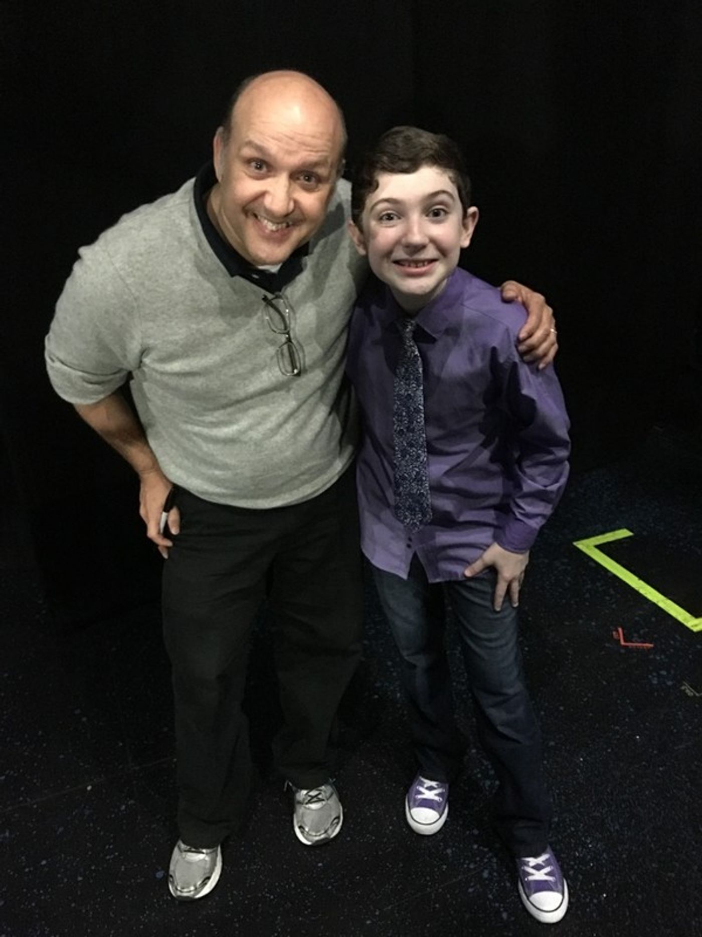 Photo Flash: Original Mike Teavee Gets a Golden Ticket to Broadway's CHARLIE AND THE CHOCOLATE FACTORY  Image