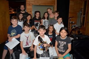 From the Cast of School of Rock-Justin Collette, Becky Gulsvig, Michael Cascetta, Cory Logan, Gabrielle Greene, Ellie Kin, Ruth Right, Sophia Kekllas, Olivia Chun, John Allyn, Levi Buksbazen, Zachary Zwelling, Rachel Katzke @ BroadwayWorld From the Cast of School of Rock-Justin Collette, Becky Gulsvig, Michael Cascetta, Cor Photo