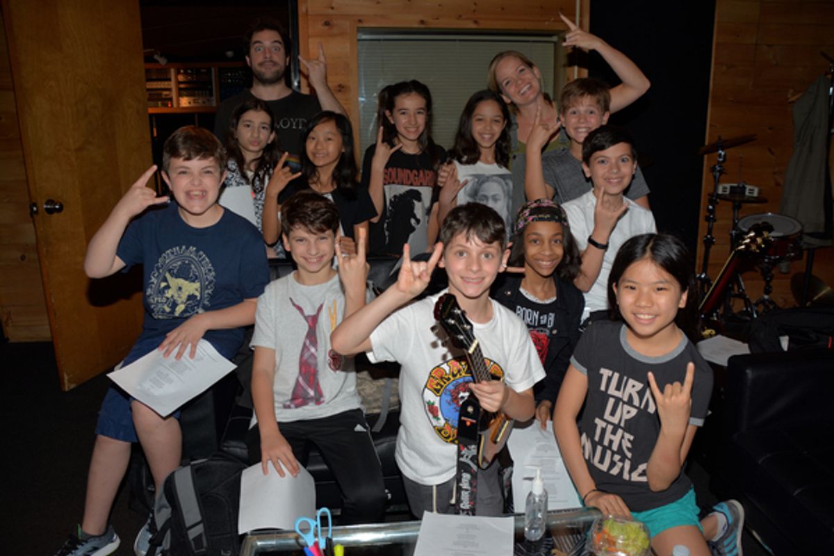 From the Cast of School of Rock-Justin Collette, Becky Gulsvig, Michael Cascetta, Cory Logan, Gabrielle Greene, Ellie Kin, Ruth Right, Sophia Kekllas, Olivia Chun, John Allyn, Levi Buksbazen, Zachary Zwelling, Rachel Katzke at 