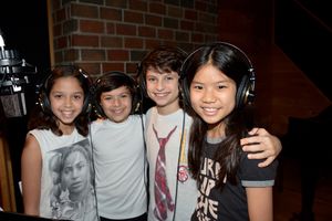 Ruth Righi, Levi Buksbazen, Zachary Zwelling and Ellie Kim Photo