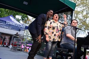 Norm Lewis and Keala Settle @ BroadwayWorld Norm Lewis and Keala Settle Photo