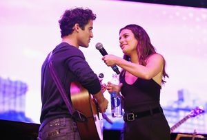 Darren Criss and Lea Michele @ BroadwayWorld Darren Criss and Lea Michele Photo