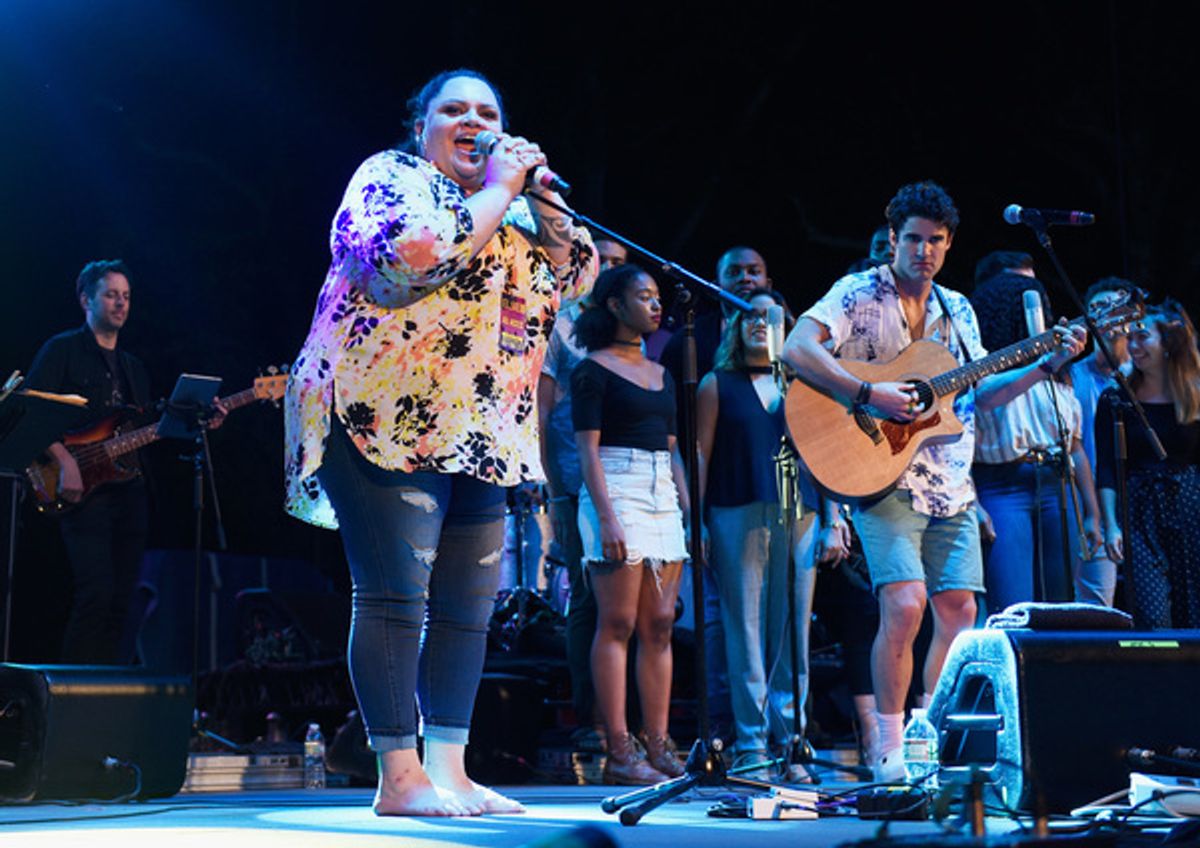 Keala Settle and Darren Criss at 