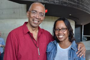  Timothy Douglas and Playwright Christina Ham Photo