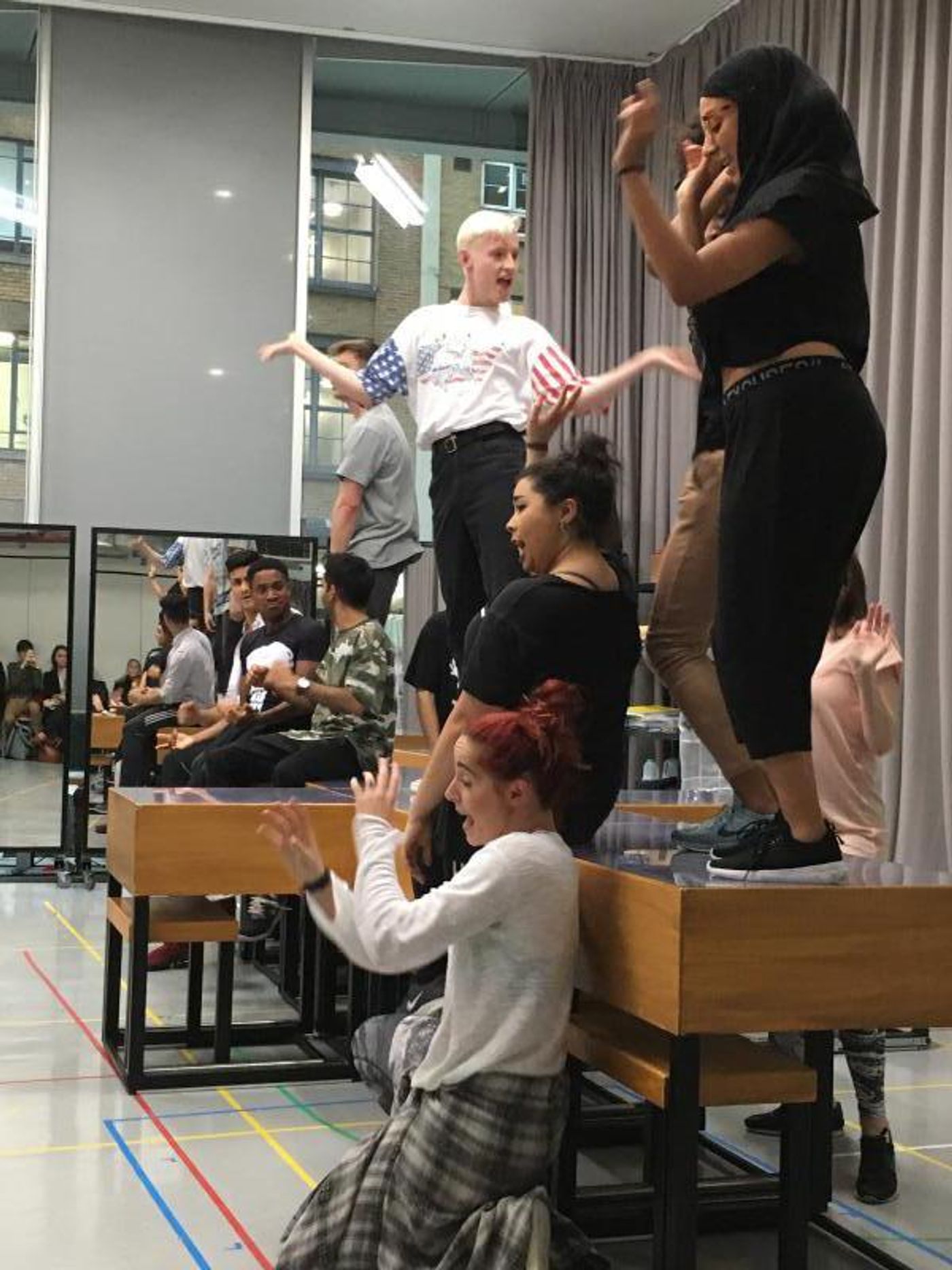EVERYONE'S TALKING ABOUT JAMIE Rehearsals Are In Full Swing Image