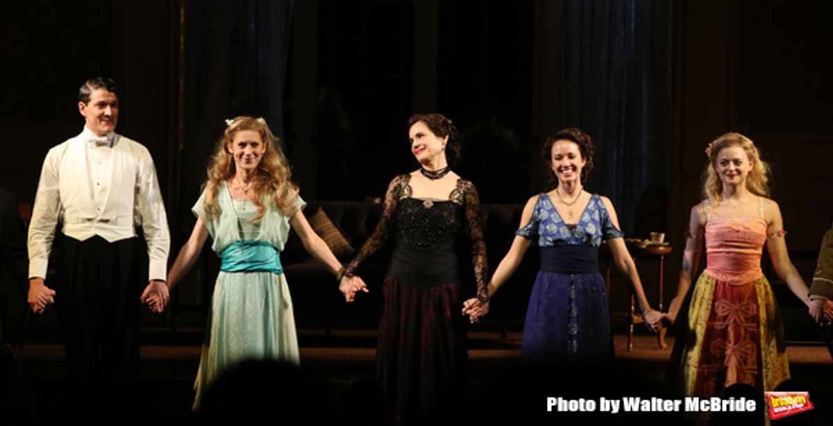 Gabriel Ebert, Charlotte Parry, Elizabeth McGovern, Anna Camp and Anna Baryshnikov at 