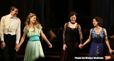 Gabriel Ebert, Charlotte Parry, Elizabeth McGovern and Anna Camp  Photo