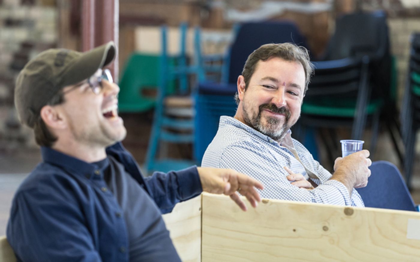 Photo Flash: In Rehearsals with Christian Slater, Robert Glenister, and More in GLENGARRY GLEN ROSS  Image