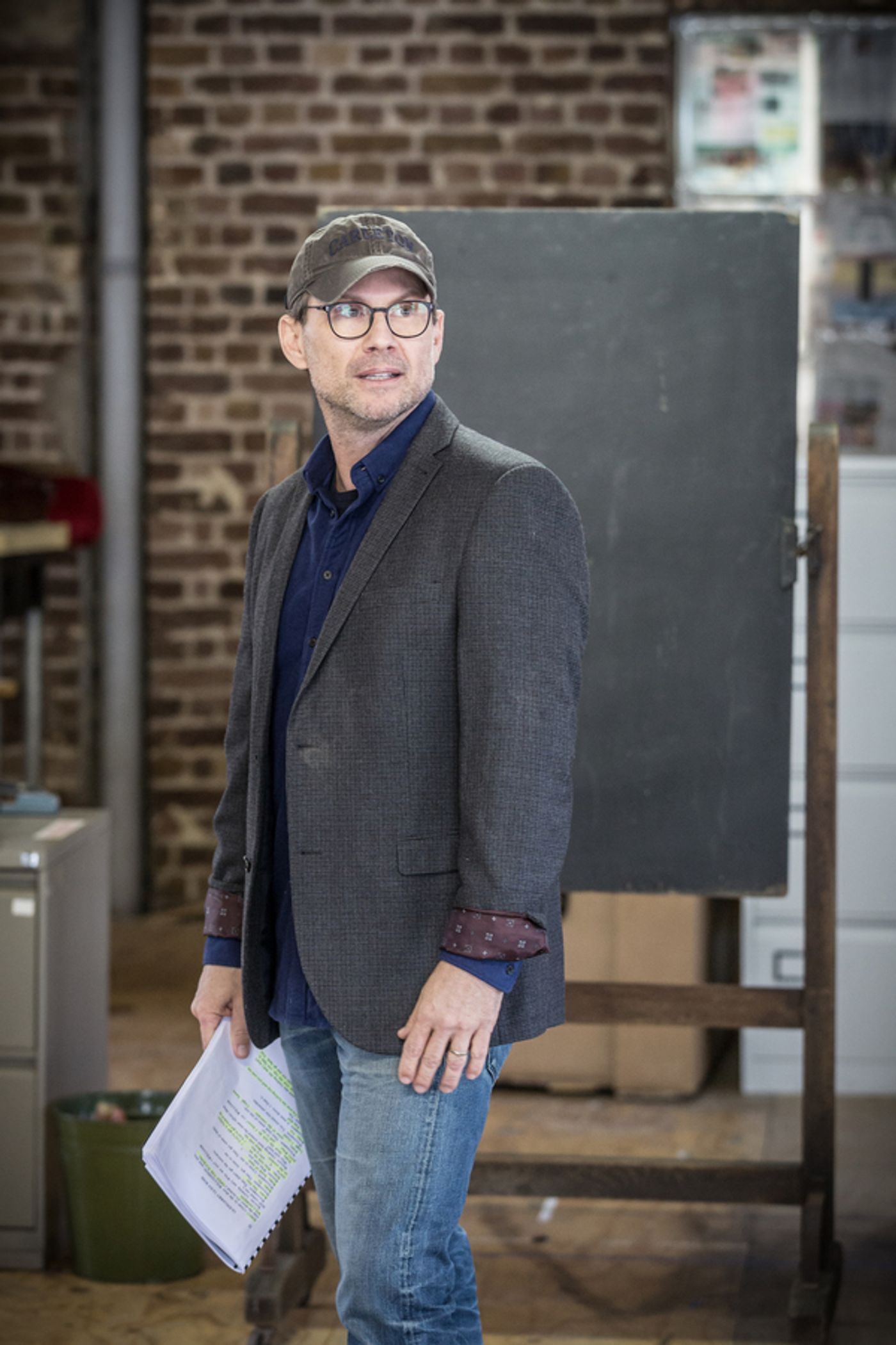 Photo Flash: In Rehearsals with Christian Slater, Robert Glenister, and More in GLENGARRY GLEN ROSS  Image