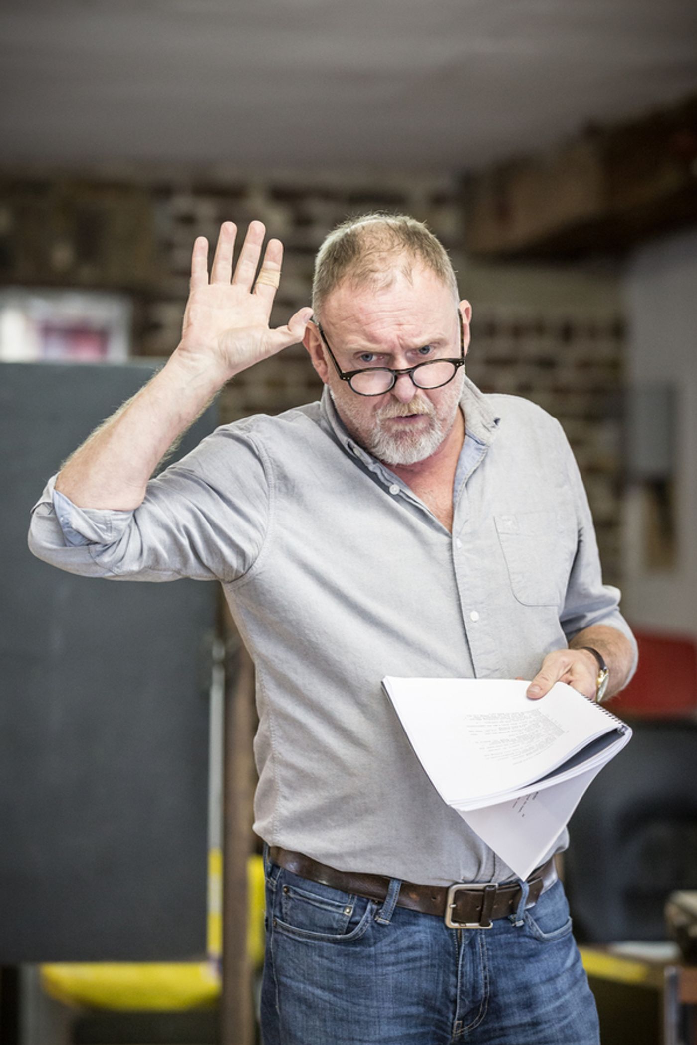 Photo Flash: In Rehearsals with Christian Slater, Robert Glenister, and More in GLENGARRY GLEN ROSS  Image