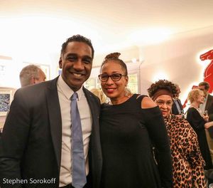 Norm Lewis & Tamara Tunie @ BroadwayWorld Norm Lewis & Tamara Tunie Photo