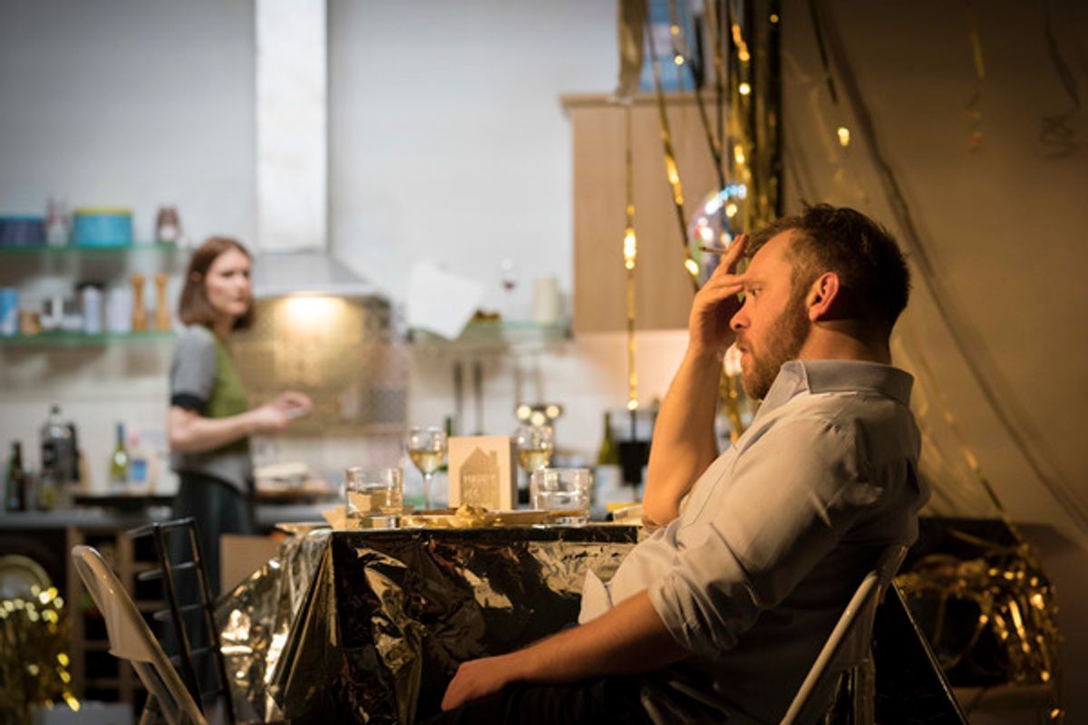 Justine Mitchell and Sam Troughton  at 