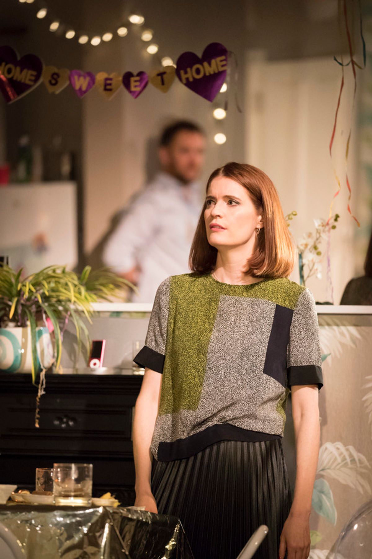 Justine Mitchell and Sam Troughton  at 